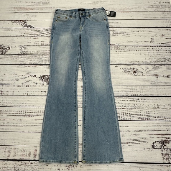 True Religion Women’s Size 27 Becca Mid Rise Bootcut Stud Stretch Jeans NEW - Picture 10 of 16